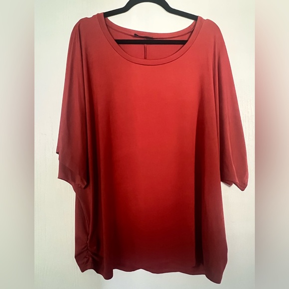 Elegant Rust Coloured Women's Top - Picture 1 of 7